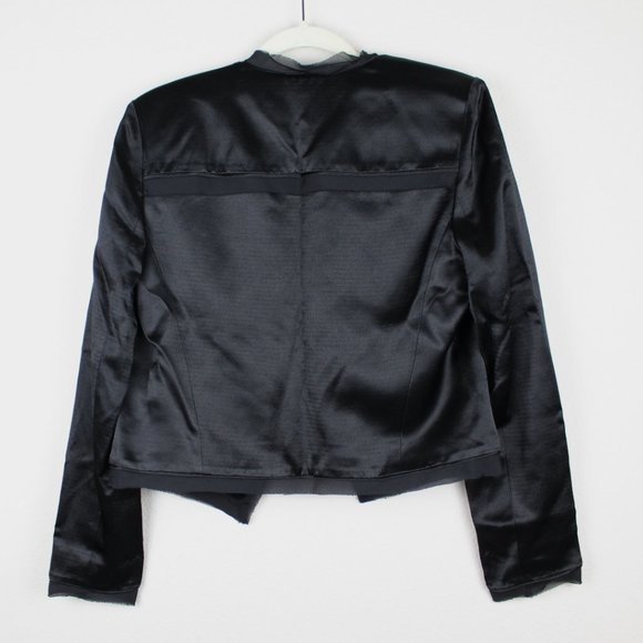 NWT Diane von Furstenberg Satin Blazer Jacket - Picture 8 of 13